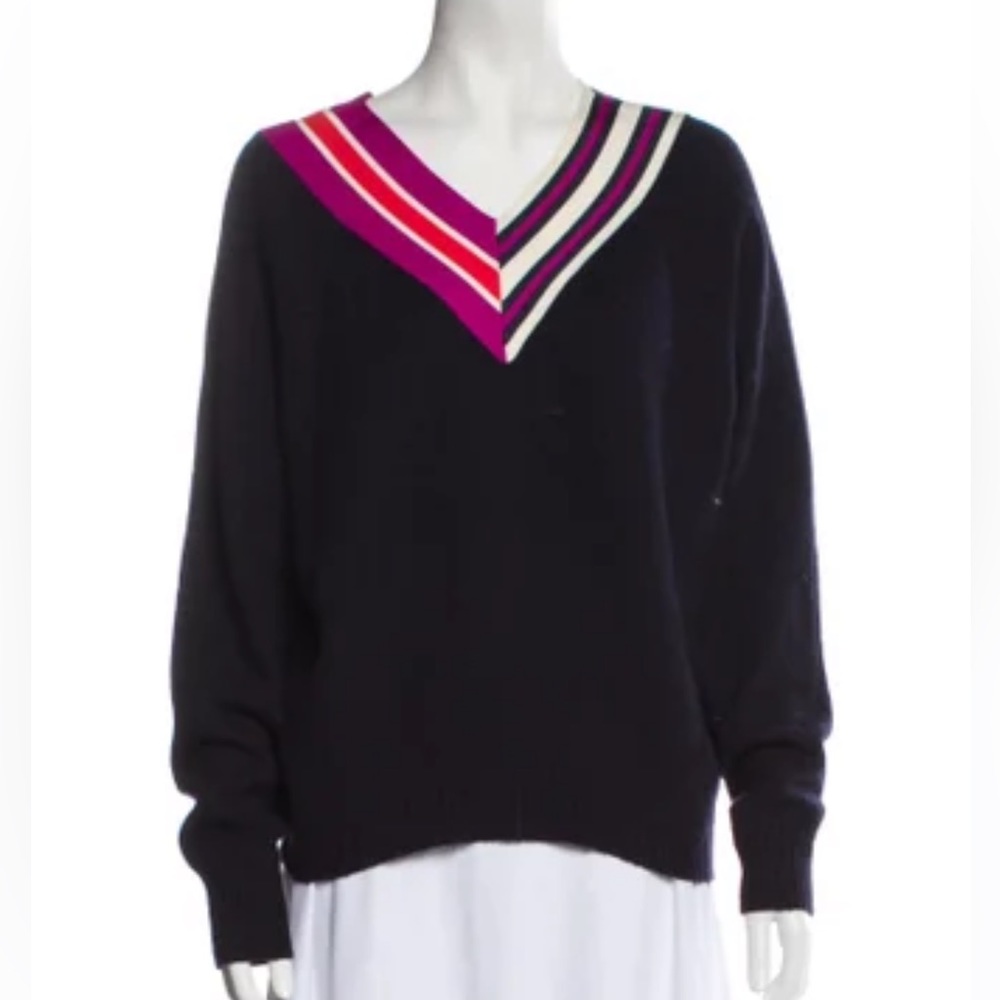 Sandro V-Neck Nepeta Sweater